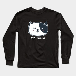 Mr. Meow Long Sleeve T-Shirt